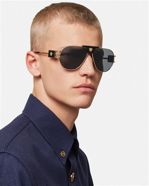 men's versace aviator sunglasses|Versace aviator sunglasses women new.